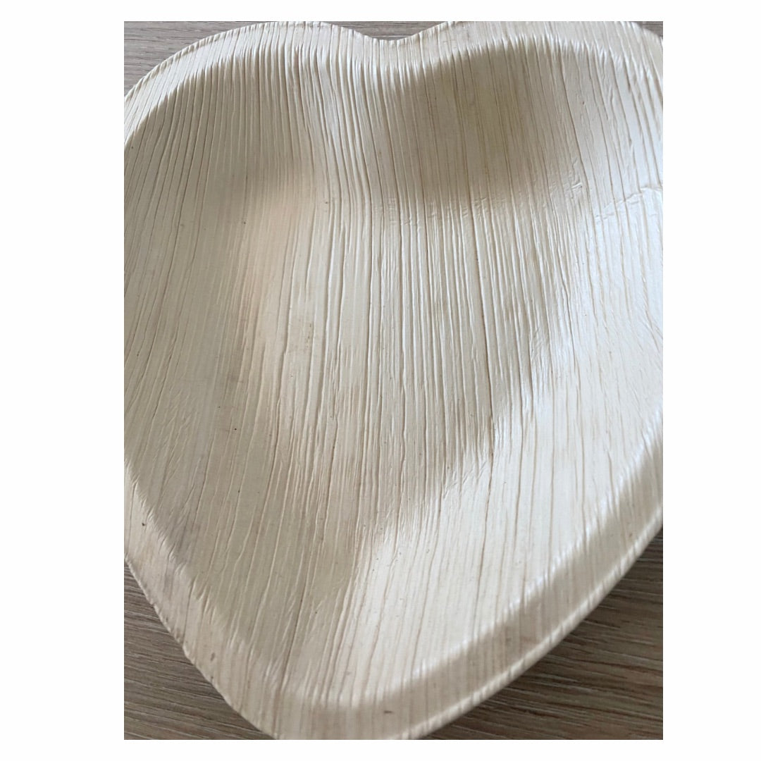 Love heart palm bowl