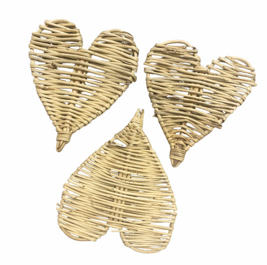 Large vine hearts - Pack of 3